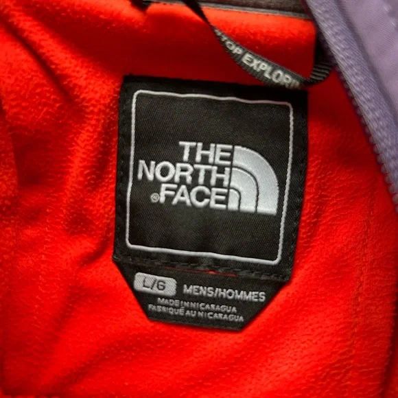 The North Face Men's Purple and Orange Performance Jacket - Picture 2 of 7